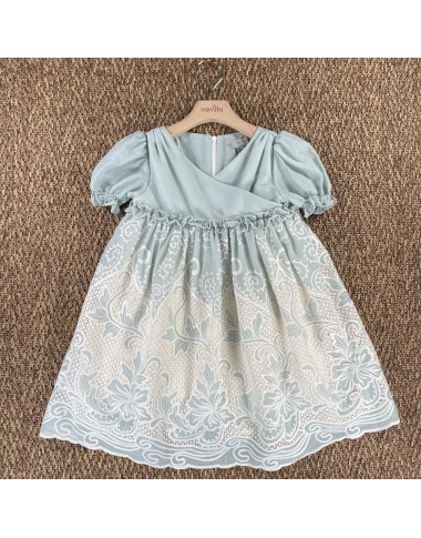 Abito ricamato Bimba 2/8 anni