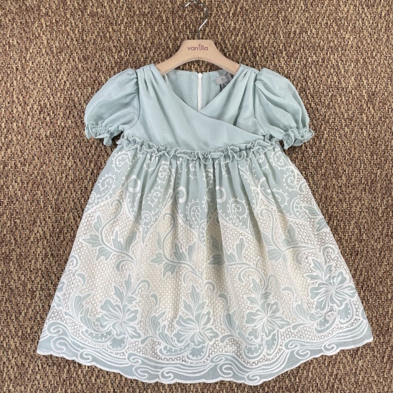 Abito ricamato Bimba 2/8 anni