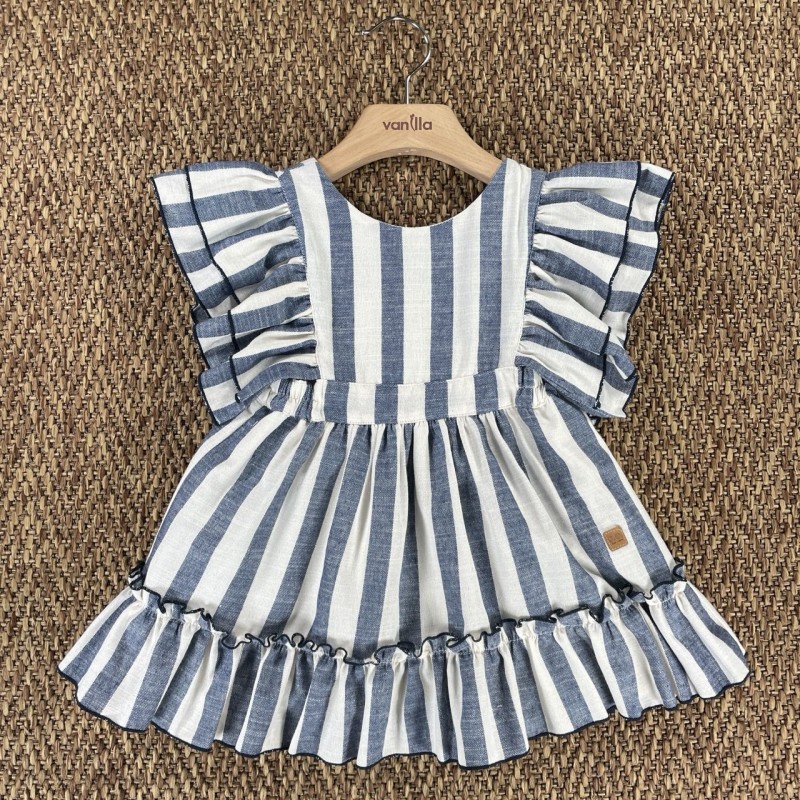 Abito righe Bimba 2/8 anni
