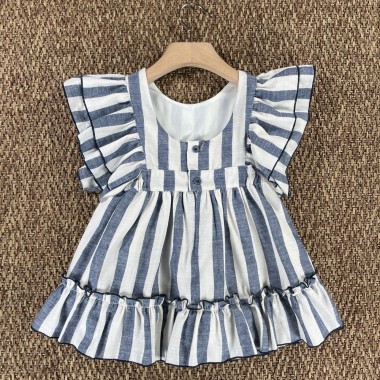 Abito righe Bimba 2/8 anni