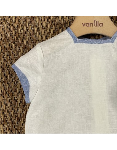 Completo camicia e salopette Neonato 0/36