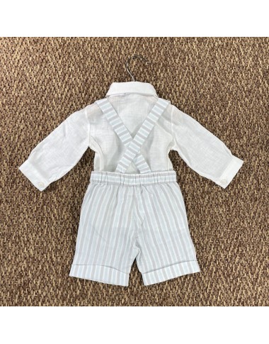 Camicia bermuda e papillon Neonato 0/36