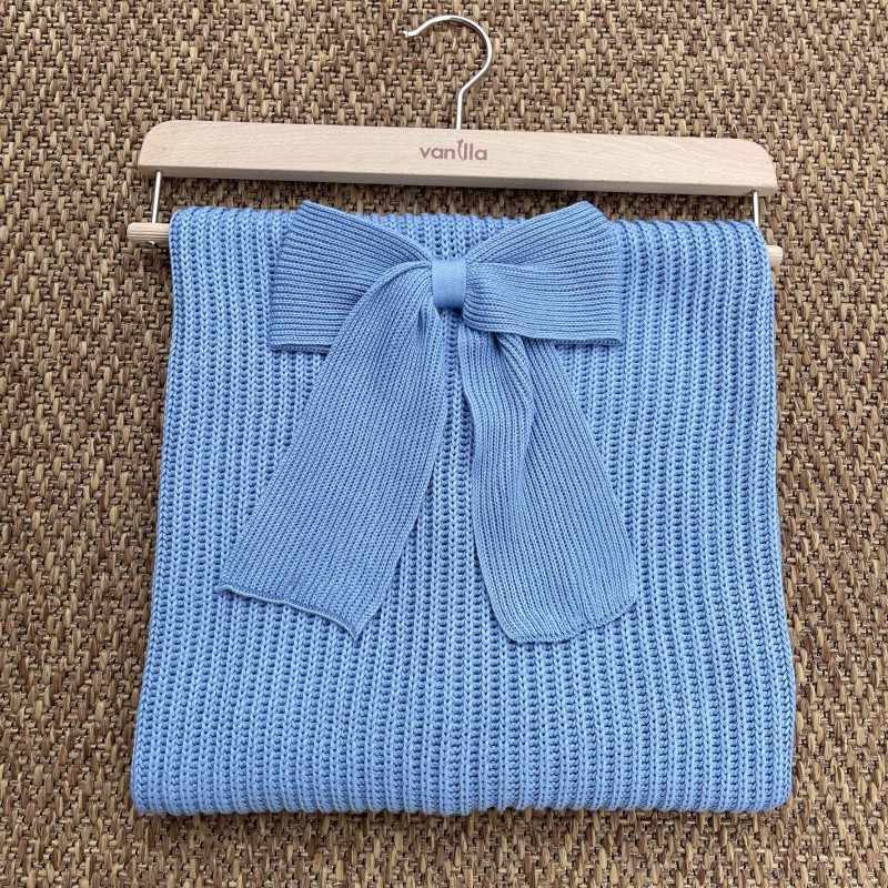 Coperta in filo a coste fiocco Coperta e Lenzuola