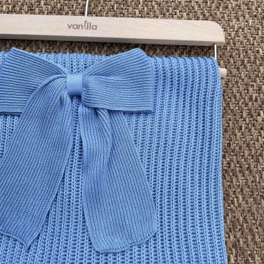 Coperta in filo a coste fiocco Coperta e Lenzuola