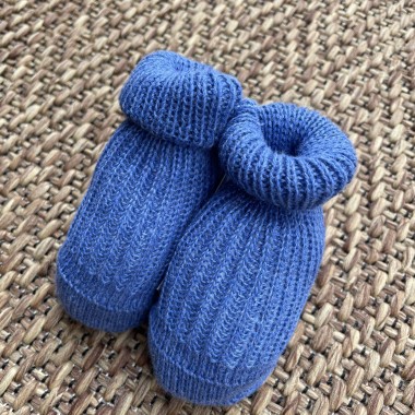 Babbucce in filo a coste Babbucce 0/3 mesi