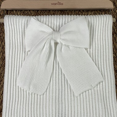 Coperta in filo a coste fiocco Coperta e Lenzuola