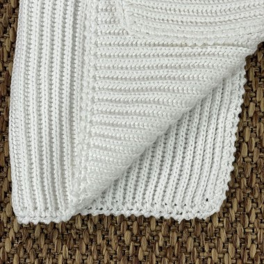 Coperta in filo a coste fiocco Coperta e Lenzuola