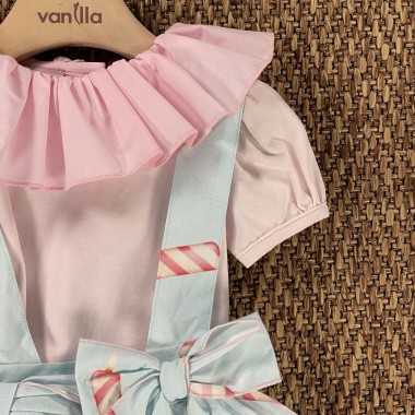 T-Shirt e salopette gelati Bimba 2/8 anni