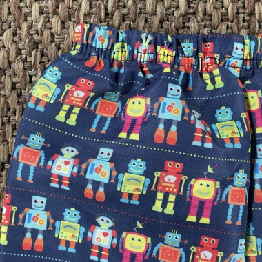 Costume boxer Robot Bimbo 2/8 anni