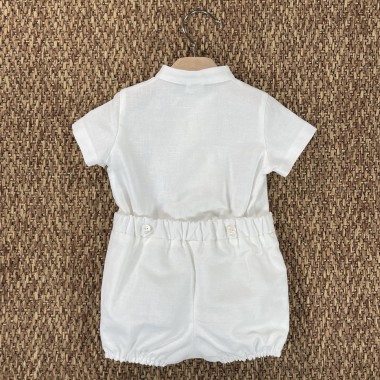 Completo camicia e bermuda Neonato 0/36