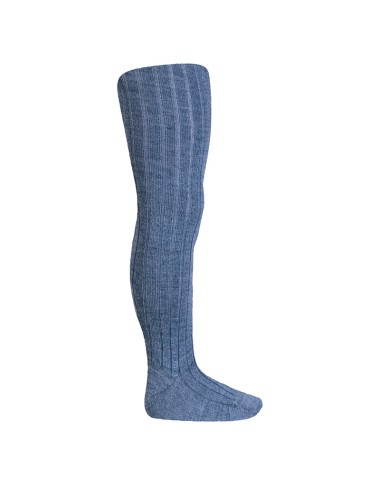 Calzamaglia costine con lana merino Calze