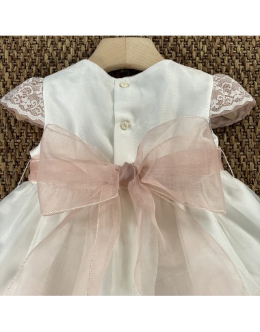 Abito elegante orlo pizzo Neonata 0/36