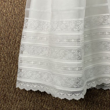 Abito lungo e cuffia battesimale Battesimo