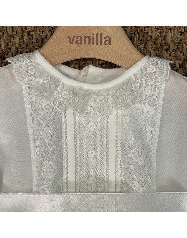 Abito lungo e cuffia battesimale Battesimo