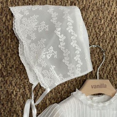 Abito lungo e cuffia battesimale Battesimo