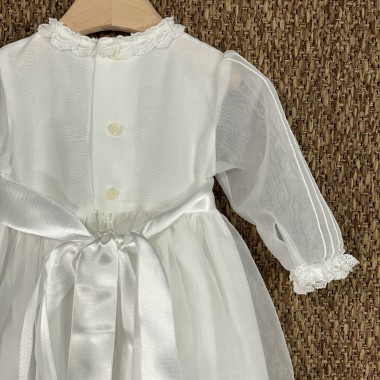 Abito lungo e cuffia battesimale Battesimo