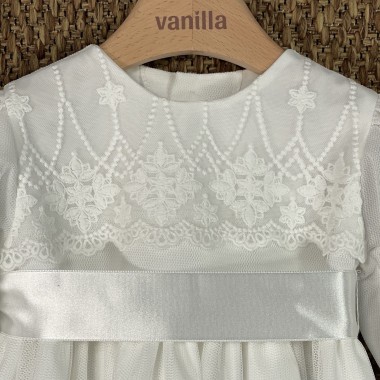 Abito lungo e cuffia battesimale Battesimo