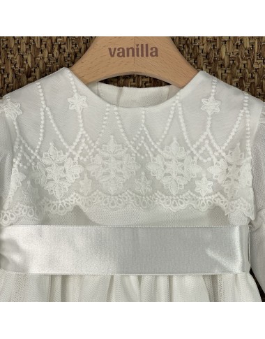 Abito lungo e cuffia battesimale Battesimo