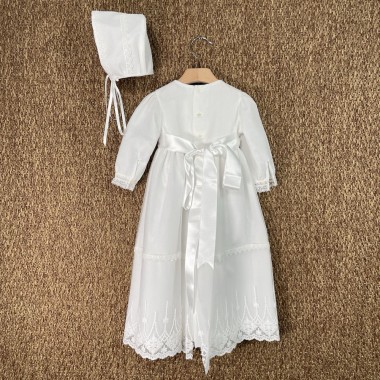 Abito lungo e cuffia battesimale Battesimo