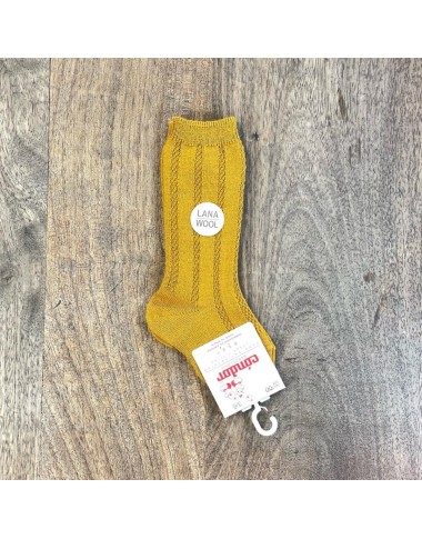 Calzino alto con lana Calzini