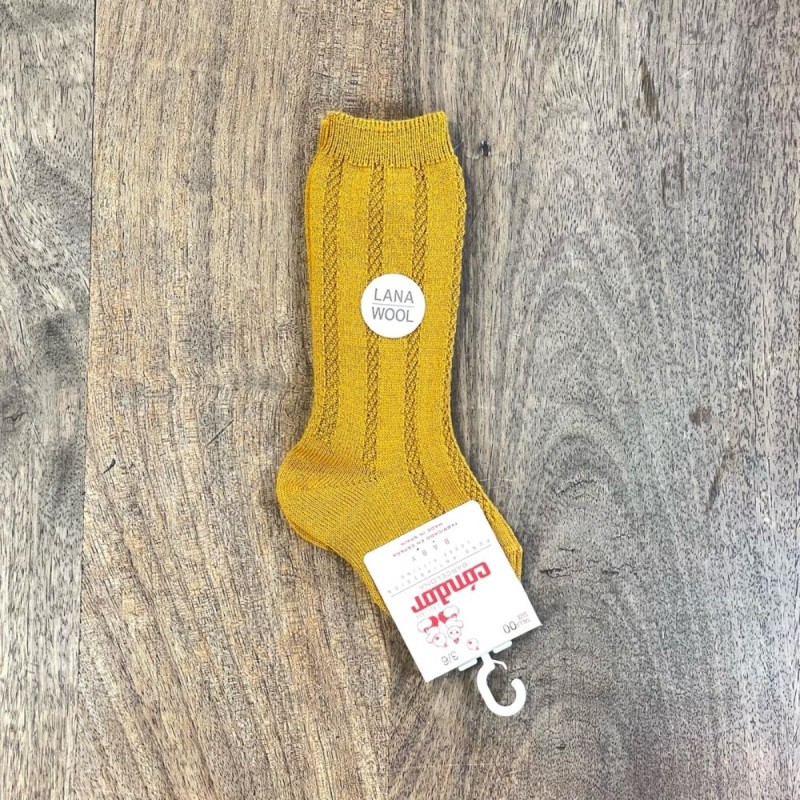 Calzino alto con lana Accessori