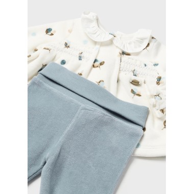 Completo blusa e ghettina Neonata 0/36