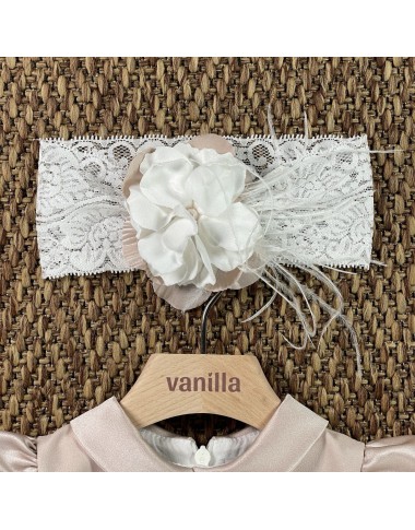 Abito e fascia elegante Neonata 0/36