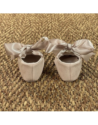 Scarpe con fiore in lana Scarpe