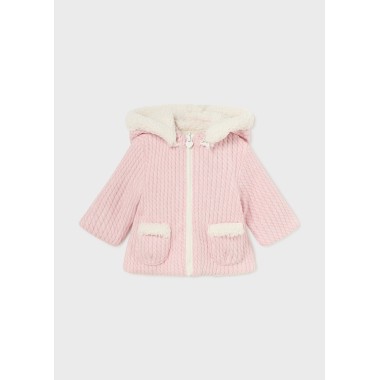 Cappotto reversibile Teddy e Trecce Neonata