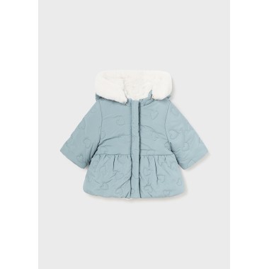 Giaccone sherpa reversibile          Neonata