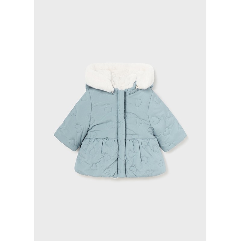 Giaccone sherpa reversibile          Neonata