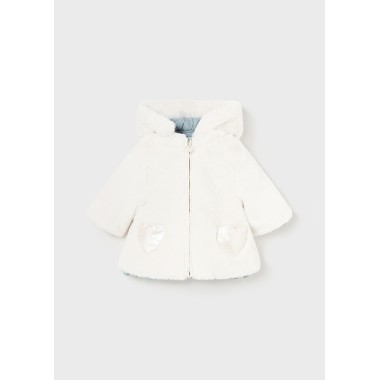 Giaccone sherpa reversibile          Neonata