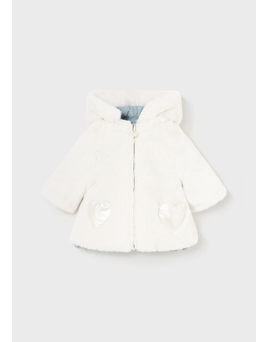 Giaccone sherpa reversibile          Neonata