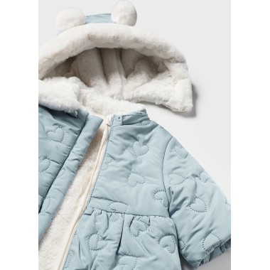 Giaccone sherpa reversibile          Neonata