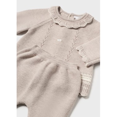 Completo Maglia e ghettina tricot Neonata 0/36