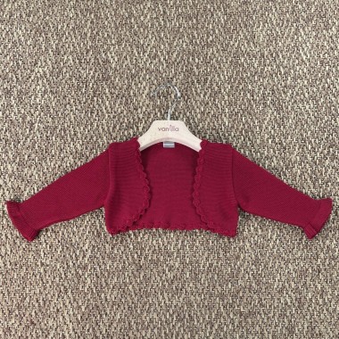 Giacchino in lana orlo uncinetto Cardigan e Maglia