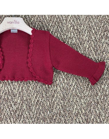 Yellow in wool crochet edge