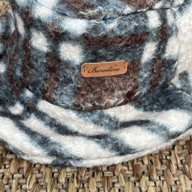 Cappello bouclè quadri Accessori