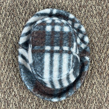 Cappello bouclè quadri Accessori