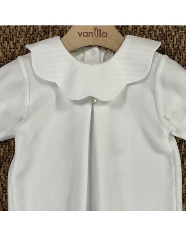 Tutina in ciniglia collo piquè Tutina