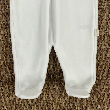 Tutina in ciniglia collo piquè Tutina