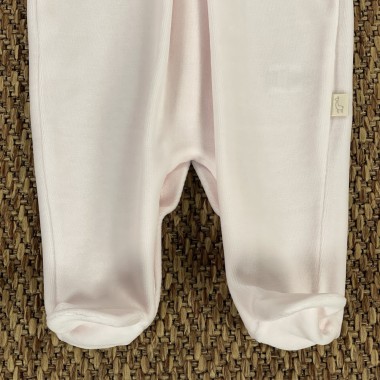 Tutina in ciniglia collo piquè Tutina