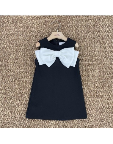 Little black bow dress
