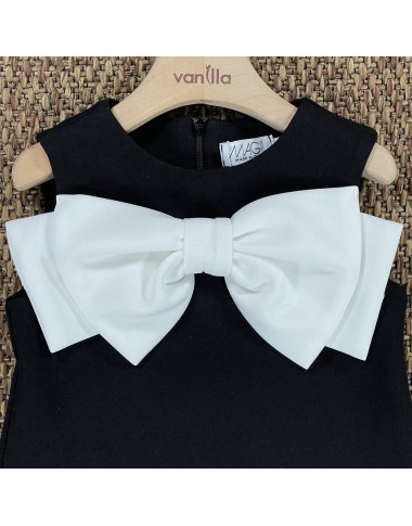 Little black bow dress