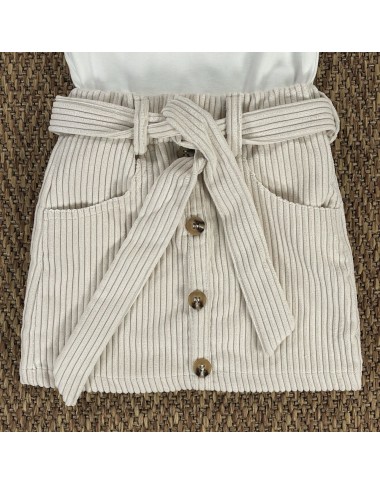 T-shirt and skirt set