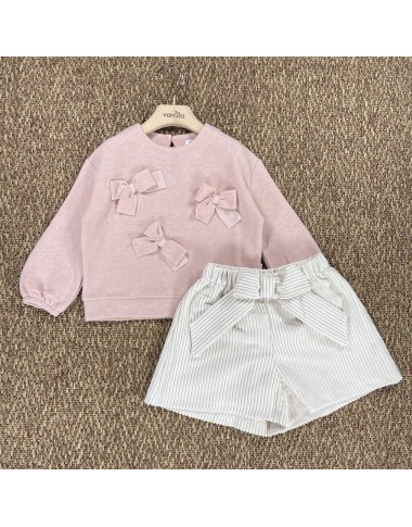 Completo maglia e short Bimba 2/8 anni