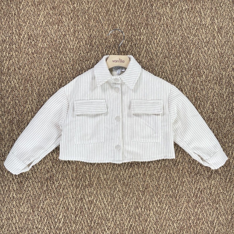 Giacca tasche velluto Bimba 2/8 anni