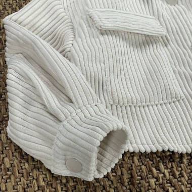 Giacca tasche velluto Bimba 2/8 anni