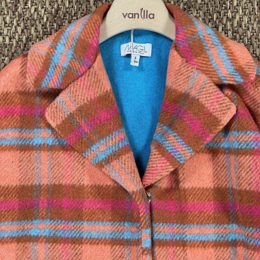 Cappotto quadri Bimba 2/8 anni