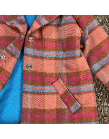 Cappotto quadri Bimba 2/8 anni